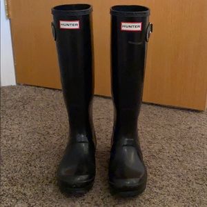 Hunter tall rain boots